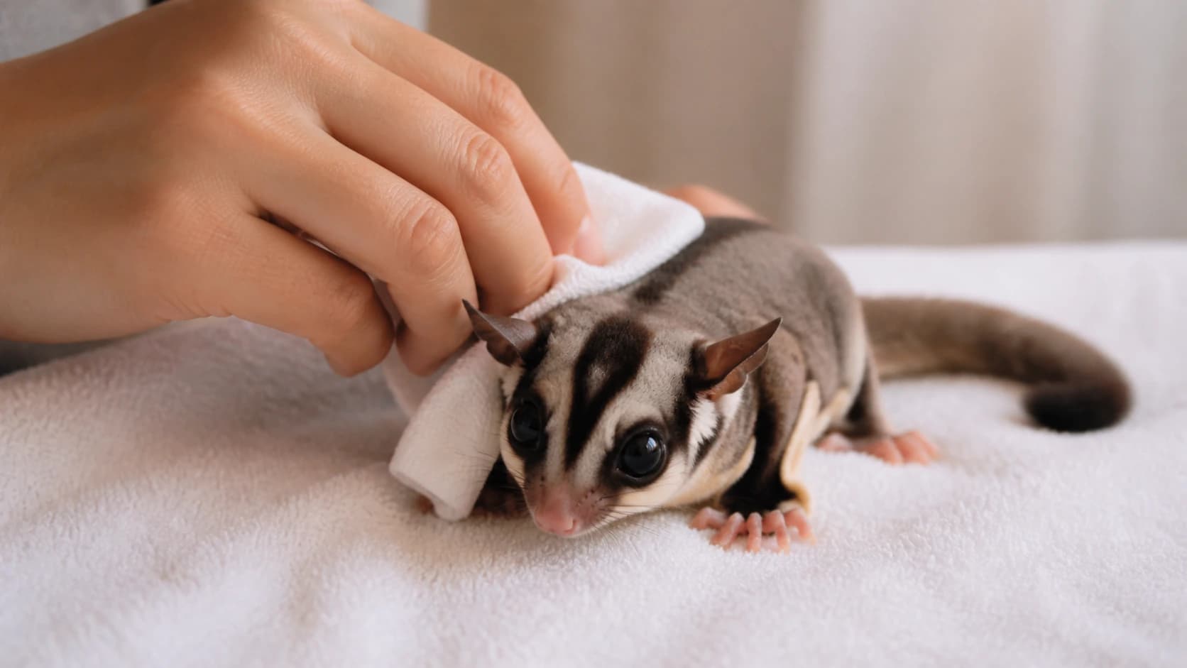 Cara Memandikan Sugar Glider yang Aman