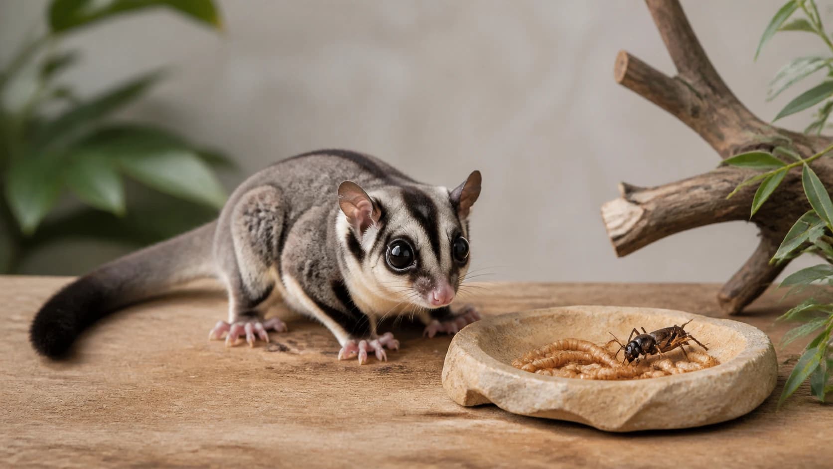 Ulat Hongkong dan Jangkrik untuk Sugar Glider, Boleh?