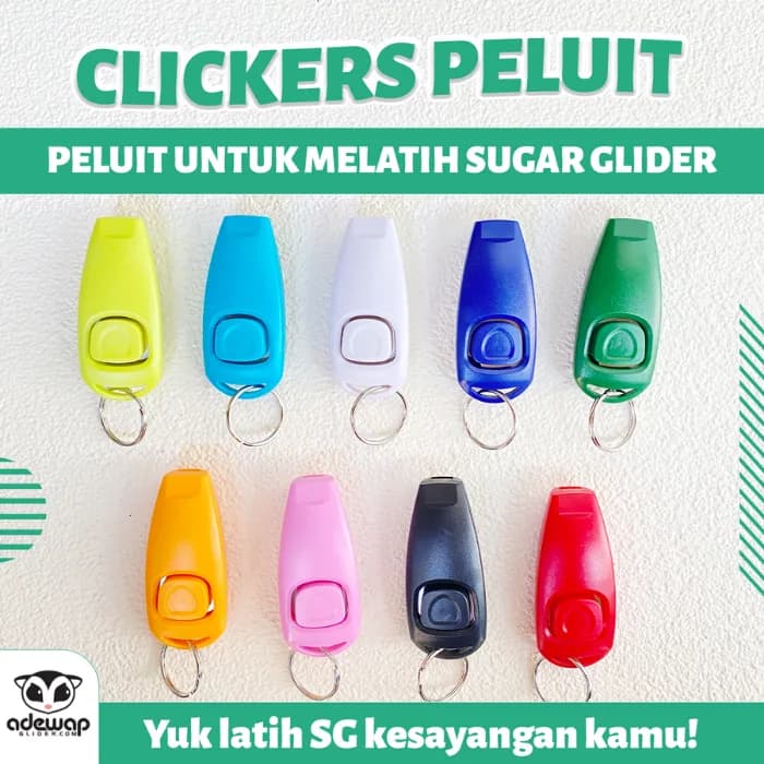 ADEWAP GLIDER Clickers Peluit Ultrasonic Alat Latihan Sugar Glider