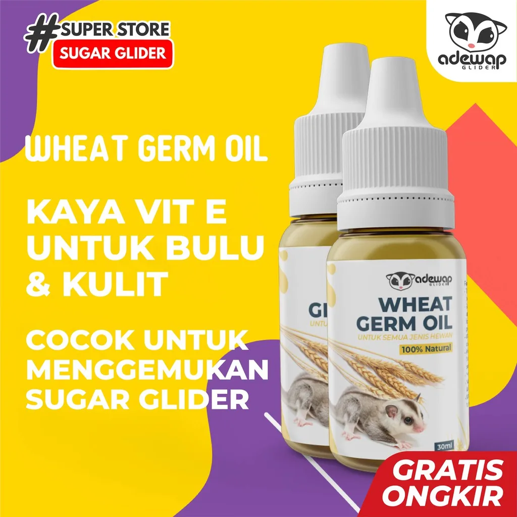 ADEWAP GLIDER Minyak Gandum Wheat Germ Oil Vitamin Sugar Glider - 1