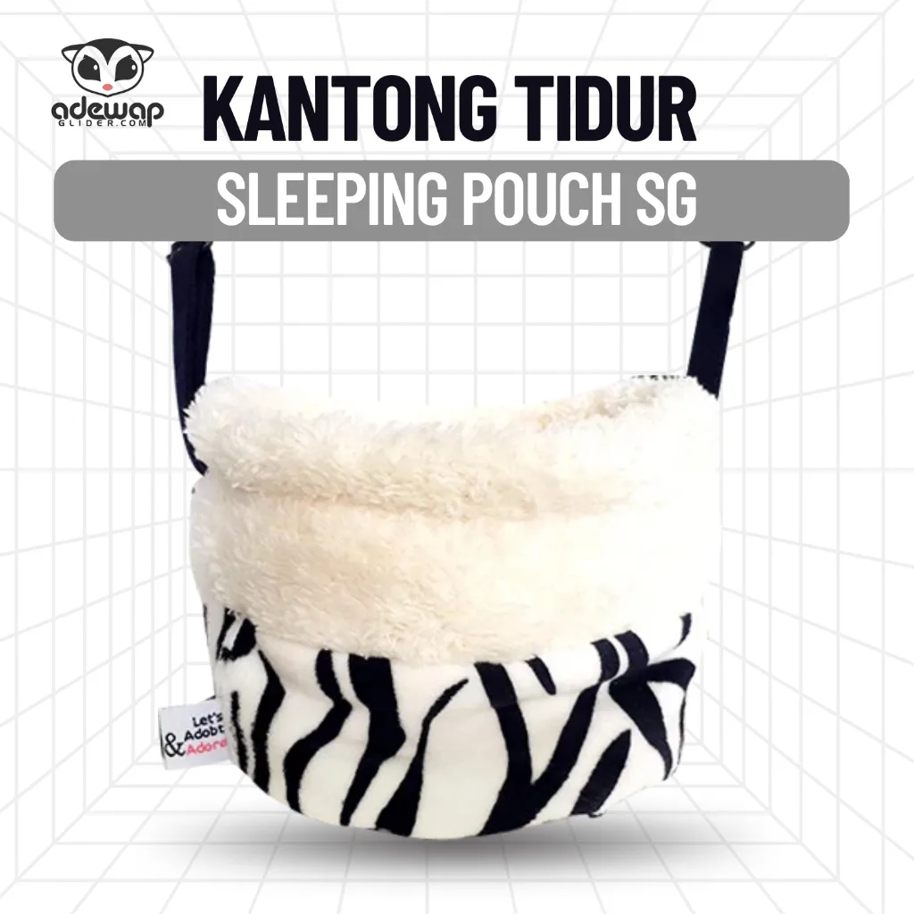 ADEWAP GLIDER Sleeping Pouch Gentong Sugar Glider - Hanging Pouch Gentong Motif - 1