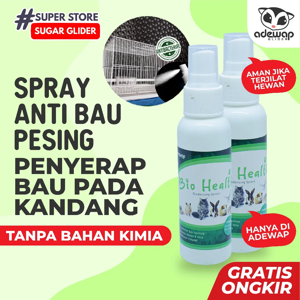 ADEWAP GLIDER Bio Health Disinfektan Kandang Hewan Peliharaan - 1