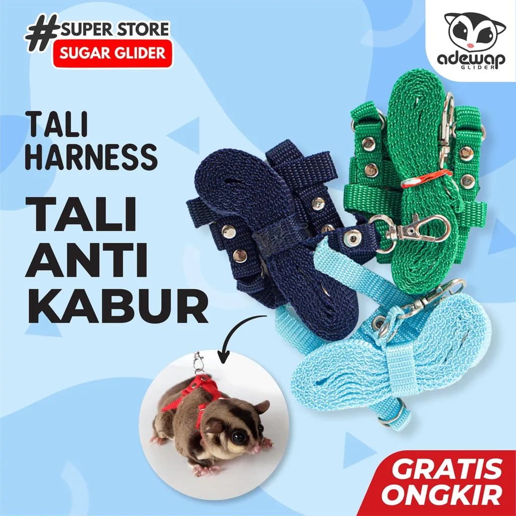 ADEWAP GLIDER Harness H Tali Penuntun Sugar Glider - 1