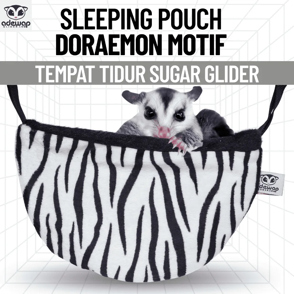 ADEWAP GLIDER Sleeping Pouch For Sugar Glider Kantong Doraemon - Motif - 1