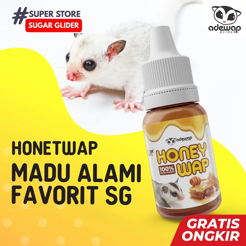 ADEWAP GLIDER Honeywap Madu Murni Sugar Glider - 30ml - 1