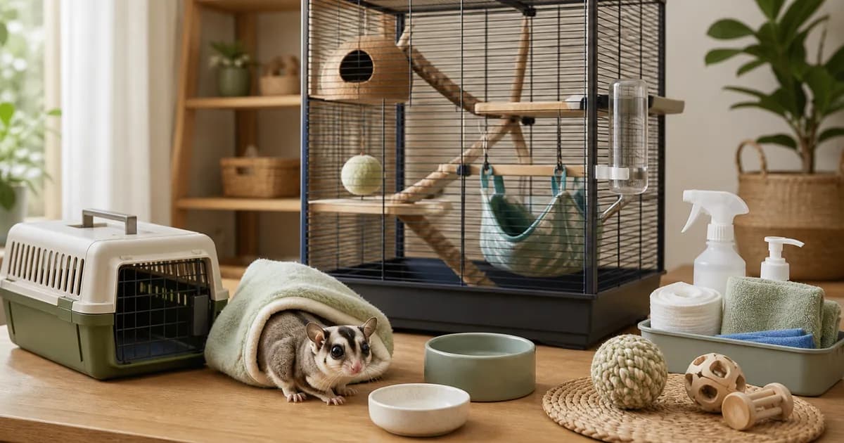 Daftar Perlengkapan Sugar Glider untuk Pemula