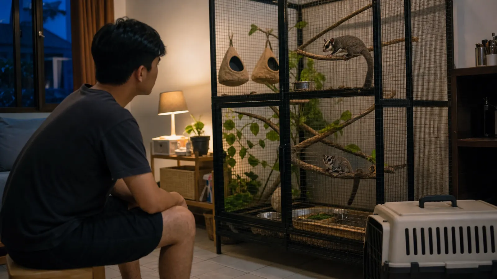 Sugar Glider Jantan atau Betina untuk Pemula?