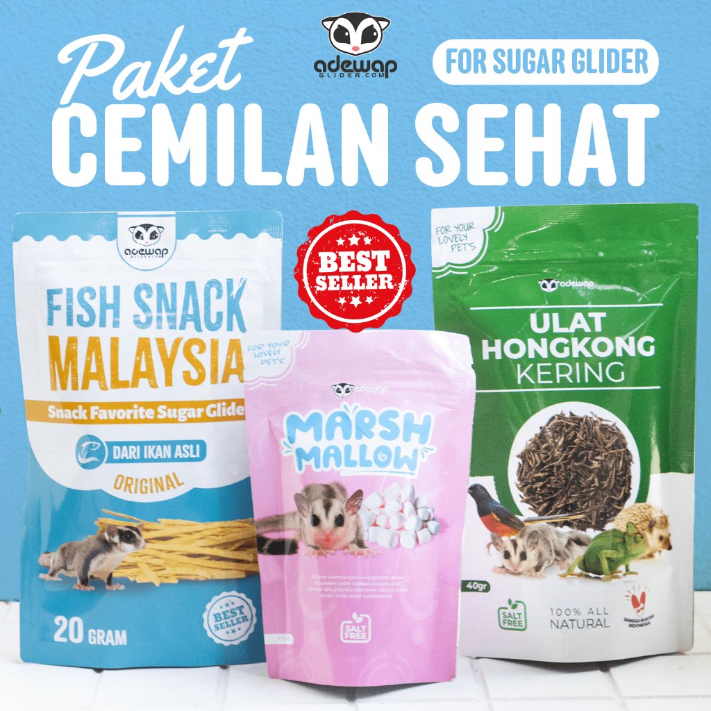 ADEWAP GLIDER Paket Hemat Cemilan Sugar Glider