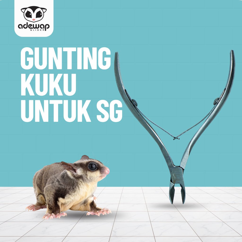 ADEWAP GLIDER Gunting Kuku Besi Nail Trimmer Clipers Sugar Glider