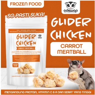 ADEWAP GLIDER Frozen Food Carrot Meatball Glider Chicken For Sugar Glider
