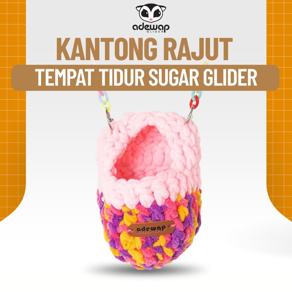 ADEWAP GLIDER Sleeping Pouch Rajut Woll Sugar Glider